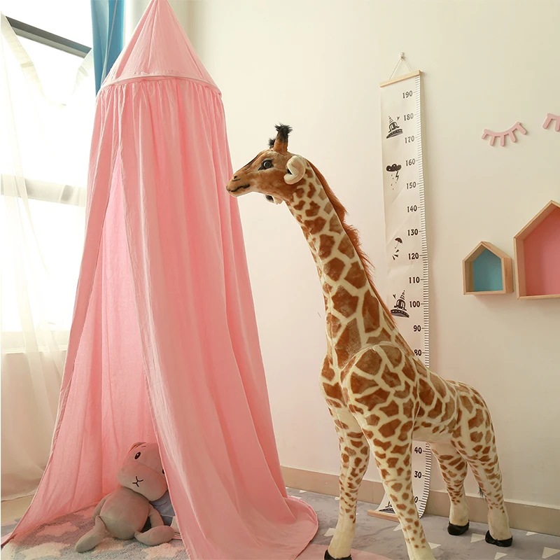 Kids Room Cotton Canopy Nursery Decor Cotton Canopy Crib Decor Mosquito Baby Boy Girl Kids Children Room Crib Cotton Canopies