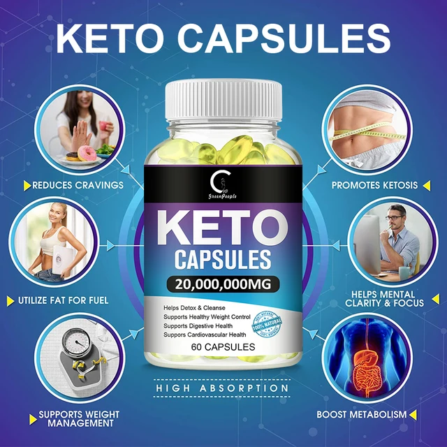 GPGP Greenpeople Ketogenic Capsule Face Capsules Burning Belly Fat Weight Loss &Muscle enhancement Product Strengthen Iimmunity - Image 2