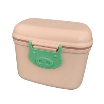 

Large Capacity Snacks Non Spill Multifunctional Milk Powder Container Formula Dispenser With Spoon Baby Feeding Food Storage