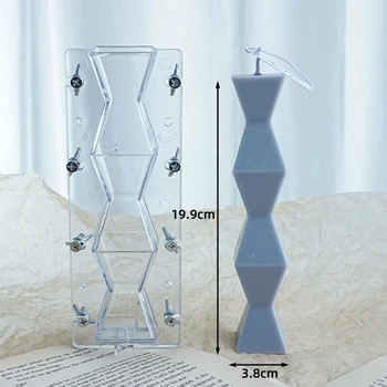 

Big size DIY Candle Making Model Candle Mould Crafts Candle Making Molds Rod Shaped Candle Mould Handmade