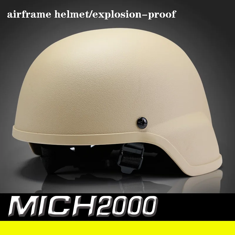 

Tactical Helmet ABS Lightweight for Airframe/airsoft Explosion-proof CS Outdoor Combat Military Protective Helmet MICH2000