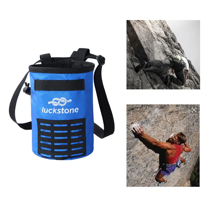 

Climbing Magnesia Sack Rock Chalk Bag Waterproof Pocket for Weight Lifting Outdoor Bouldering Magnesia Pouch Climbing Equipment