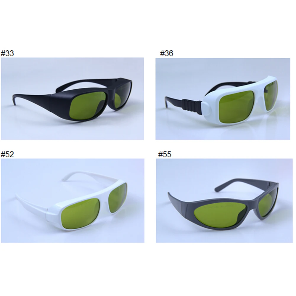 

900-1100nm Fiber Laser Infrared Laser Protective Glasses ND: YAG Laser Protection Transmittance: 31%