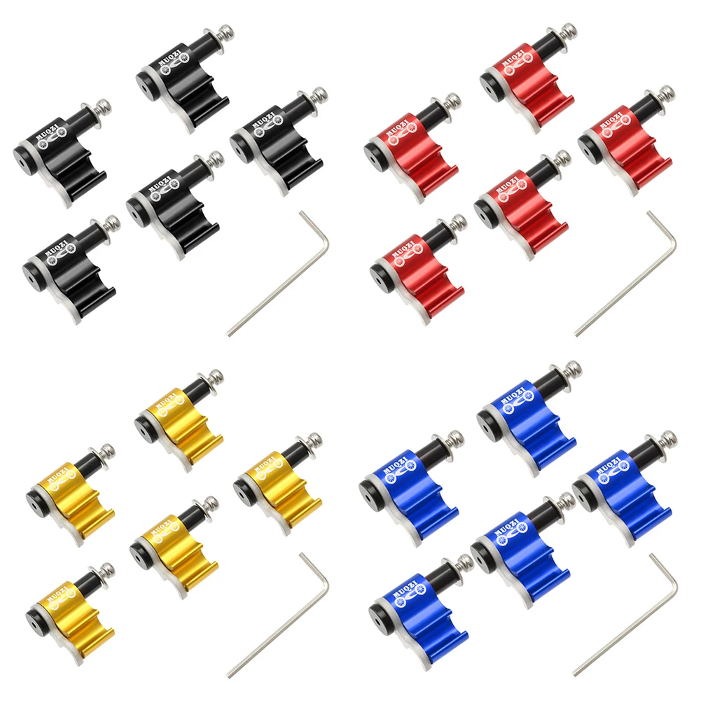 MUQZI5pcsSetMTBBikeHydraulicBrakeCableHousingAdapterClipMountainBicycleBrakesLine