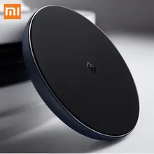 Оригинальное Беспроводное зарядное устройство Xiaomi Millet Qi, умное быстрое зарядное устройство 20 Вт для iPhone X XR XS 8 plus для Sumsung S9 H uawei