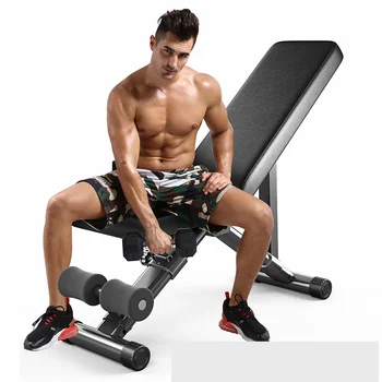 

Multi-Function Inddor Sit-Up Benches Fitness Dumbbell Stool Chair Muscle Trainning Chair Abdominal Equipment Foldable