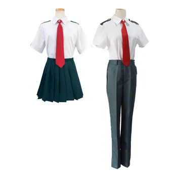 

My Hero Academia Midoriya Izuku Cosplay Costume Boku No Hero Academia OCHACO URARAKA AsuiTsuyu Summer School Uniform