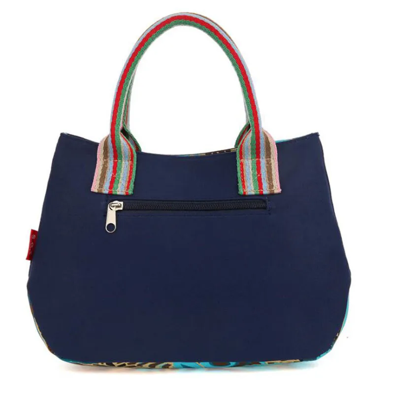 Free Shopping Handbag High Quality Women Girls Canvas Large Striped Summer Shoulder Tote Beach Bag Colored Stripes