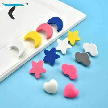 

New Children's Rubber Handle Anti-Bump Character Cartoon Wardrobe Cabinet Door Drawer Knobs Furniture Hardware Pulls