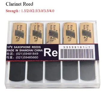 

10pcs Clarinet Reeds Set with Strength 1.5/2.0/2.5/3.0/3.5/4.0 Wind Instrument Reed Musical Instrument Accessories