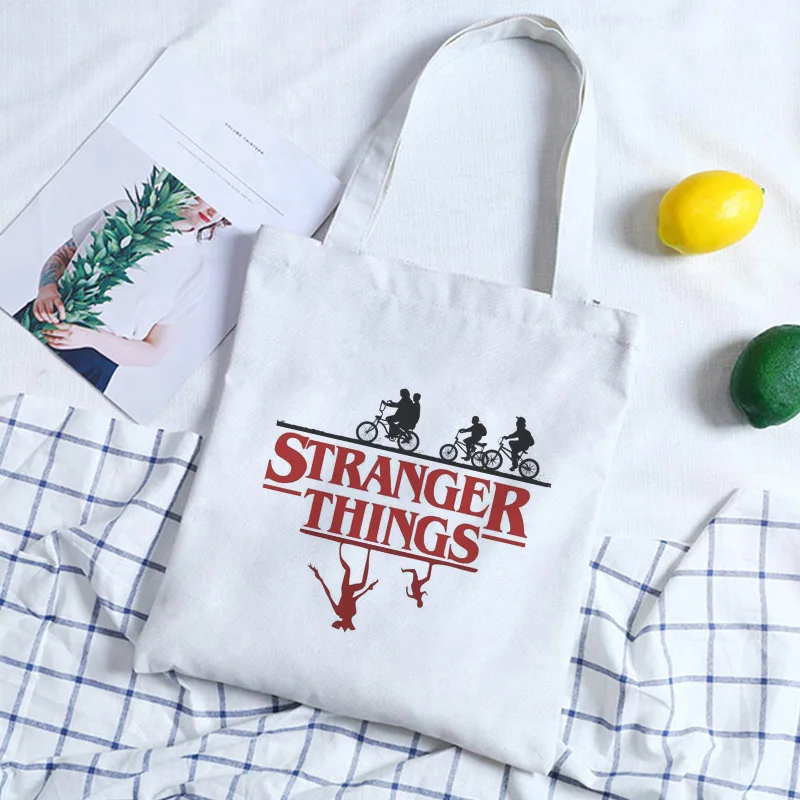 Женская сумка мессенджер Ulzzang Корейская через плечо с надписью Stranger Things