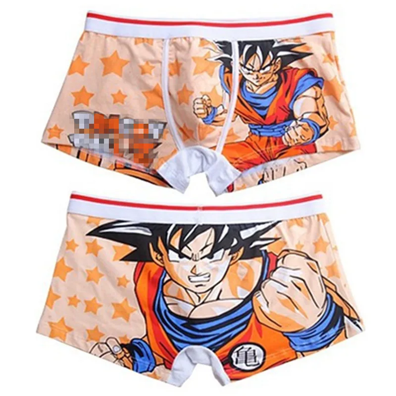 Anime Son Goku Kakarotto Cosplay Underpants Boxer Shorts Man cotton Male Panties Breathable Funny Mens Underwear
