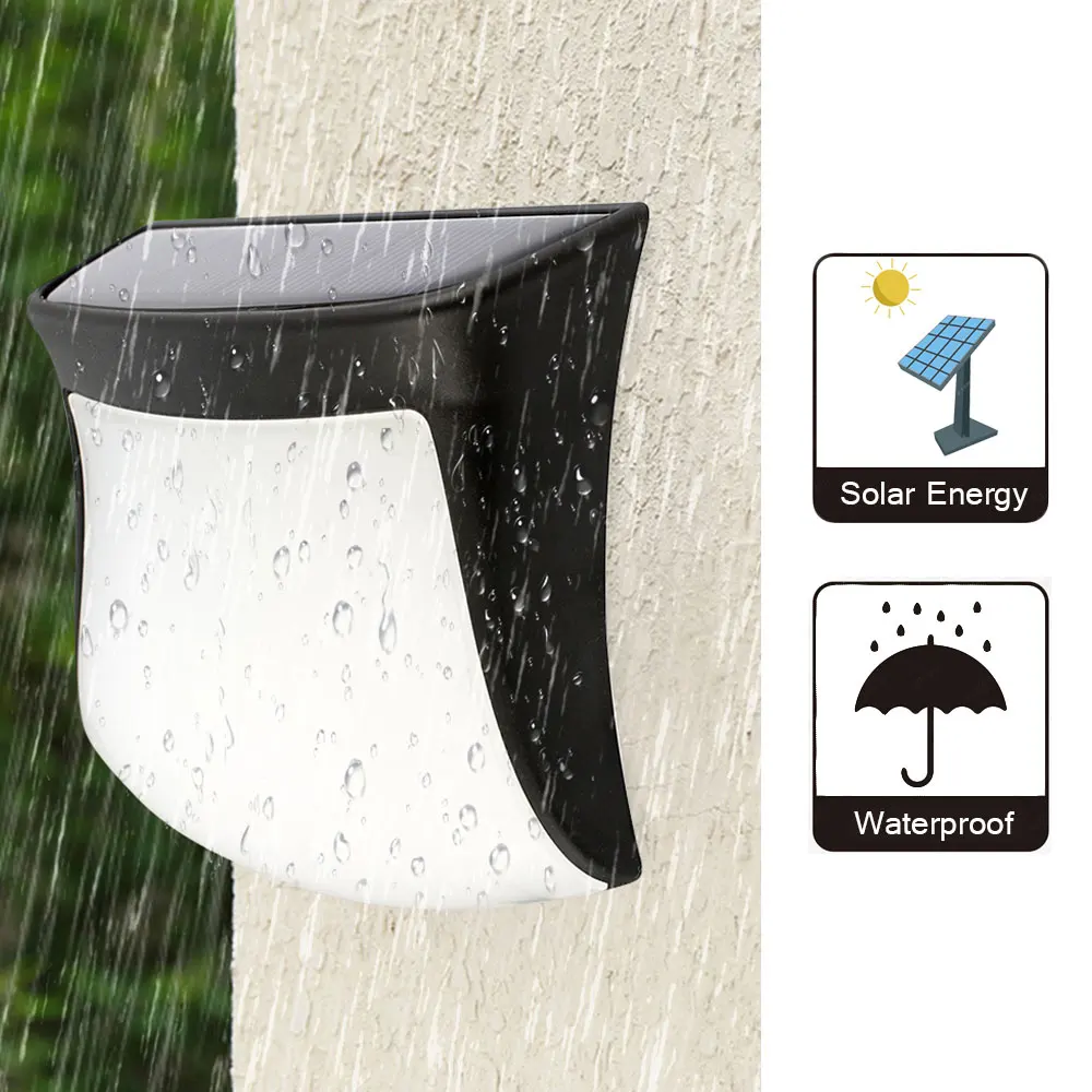 

1/4pcs Solar Light Outdoor Lamp Waterproof IP44 Modern Design Solar led Wall Lamp for Energy Saving Light Garden Decoration D30