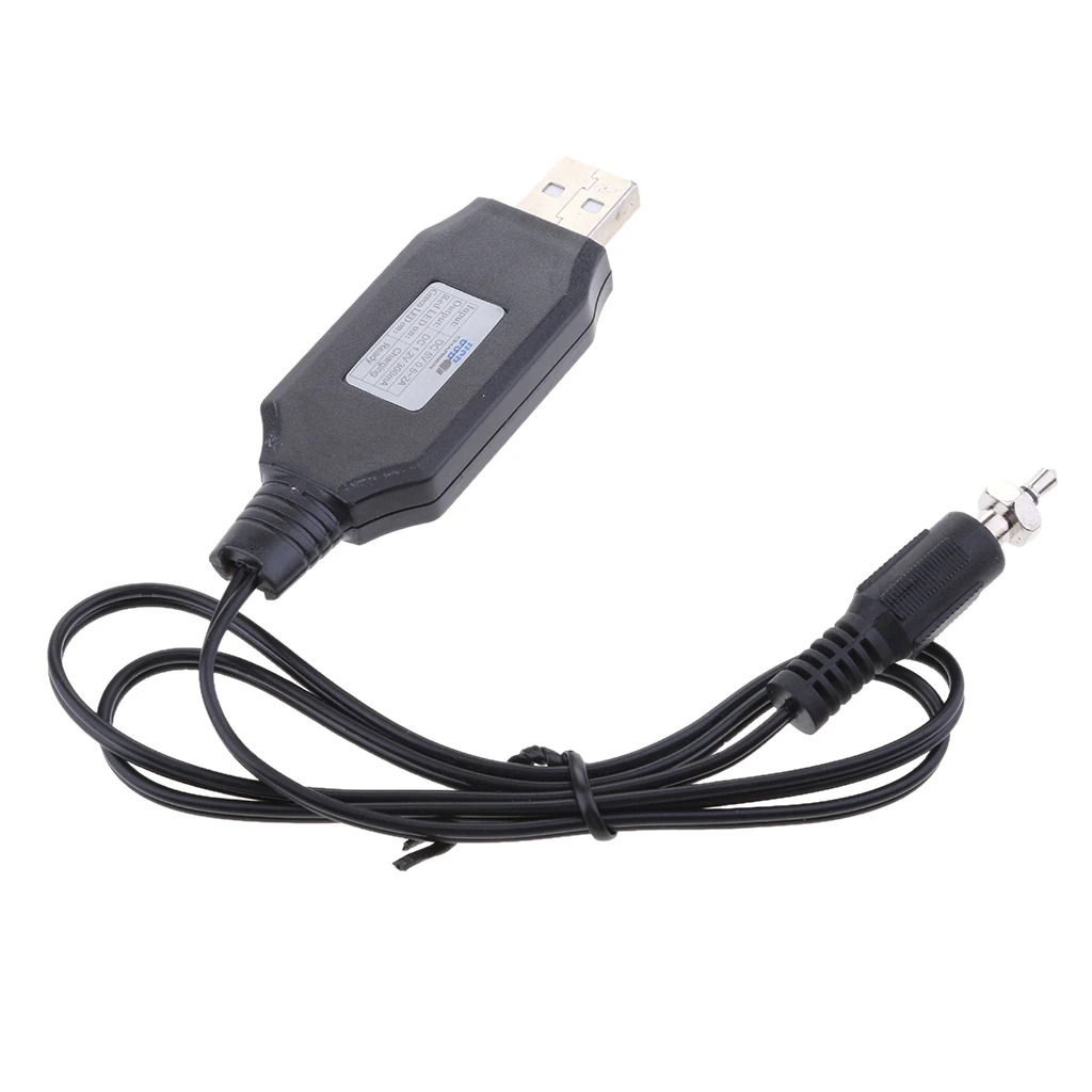 Premium USB Male to Glow Plug Ignitor Charger Adapter Cable Kit for RC Cars Drones Toys