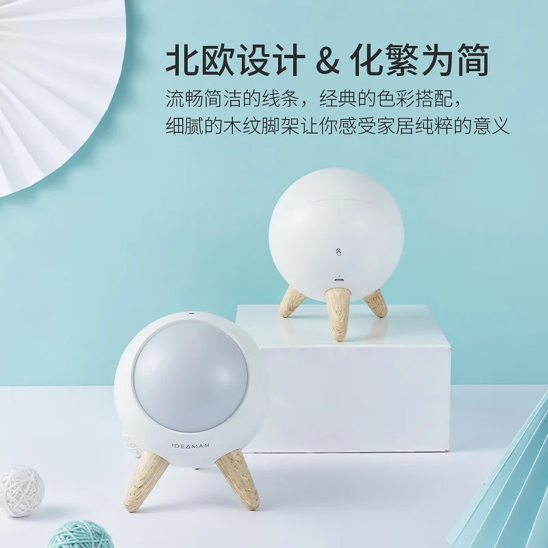  Cute night light desktop creative desk lamp bedroom bedside lamp USB wireless infrared induction ni - 4000383156001