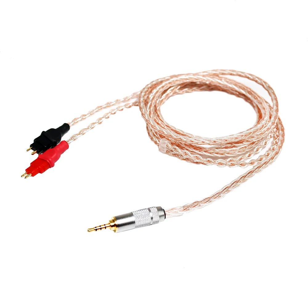Yivosound Hi end HIFI HD580 HD650 Чистая медь серебро смешанные наушники удлинитель аудио