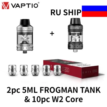 

RU SHIP! 15pcs Vaptio Frogman Core Head Vape Tank Coils Head 0.15/0.2/ 0.4ohm Fit Frogman Atomizer Eleatronic Cigarette