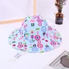 Spring Autumn Thin Cartoon Dinosaur Print Baby Bucket Hat Cotton Fisherman Hats Kids Summer Toddler Boys Girls Panama Sun Cap 2