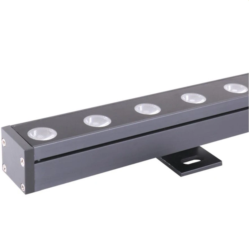 LED Wall Lamp 1pcs 18W 24W 36W Aluminum IP67 DC24V 38*36*1000mm For Building Outline Lighting Gardens Squares and Shop