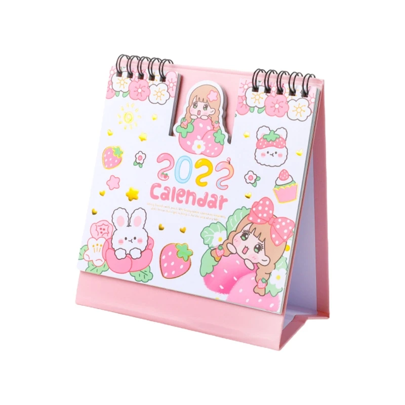 22 Creative Cartoon Stand Up Calendar Daily Scheduler Table Planner Yearly Agenda Organizer For Student Children Girls Calendar Aliexpress