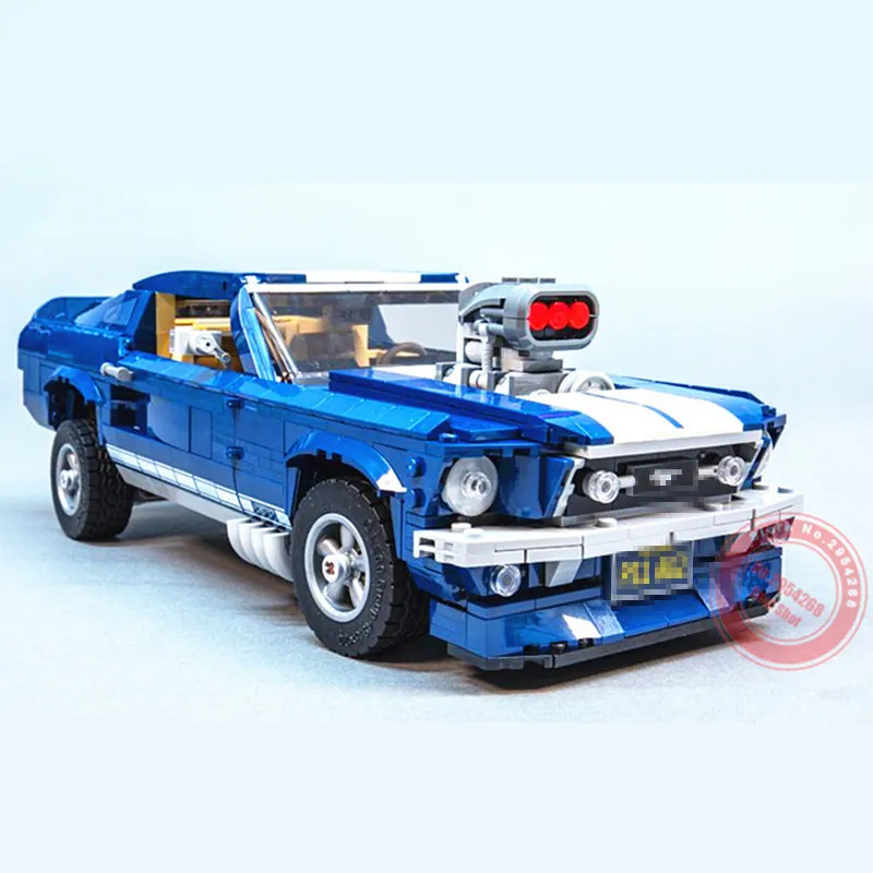 Новый мускул серии автомобилей MOC Fit Technic Mustang модель строительные блоки кирпичи