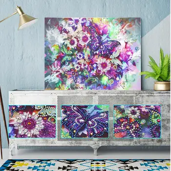 

5D diamond painting DIY special-shaped crystal diamond embroidery kit flower home decoration crafts ornaments hanging painting