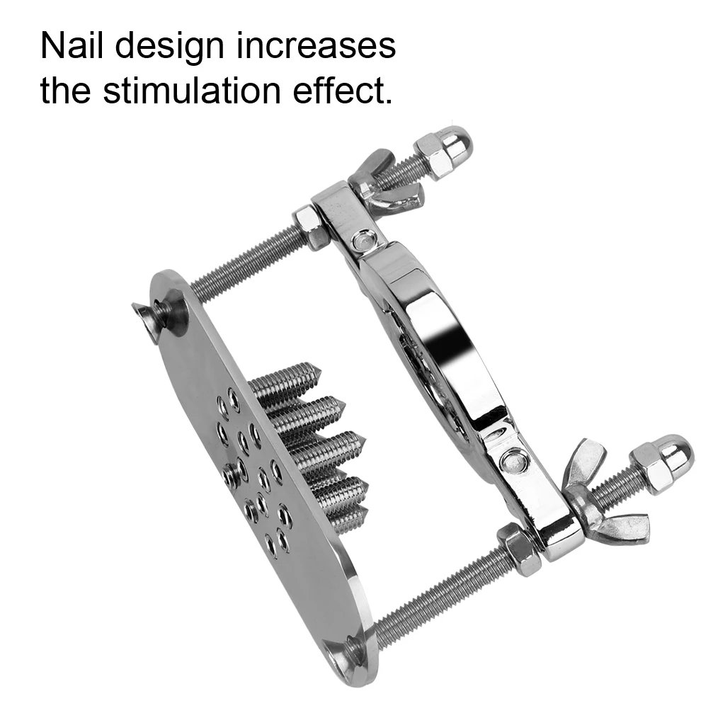 Männlicher Keuschheitsring Mit Metallspikes Zur Stimulation_voghion.com