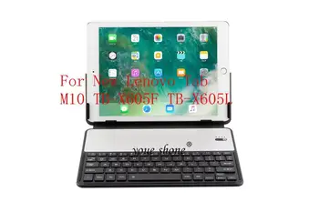

Removable Bluetooth Keyboard Leather Case For New Lenovo Tab M10 TB-X605F TB-X605L Cover Funda Multi-lingualism keyboard case