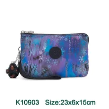 [1] Женская Роскошная оригинальная сумка Bolsa kiple женская сумка Carteira Feminina Hombre Carteras на молнии Sac Femme с брелок "Обезьяна"