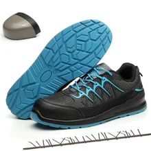 Уличный светильник, нескользящая Рабочая защитная обувь, мужские кроссовки, электрическая изоляция, конструкция, неубиваемая обувь, дизайнерская обувь