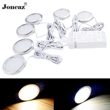 Светодиодный светильник под шкаф для шкафа кухонный шкаф 110 В 220 в 12 В luz armario Прихожая lampara шкаф 1 комплект дропшиппинг Joneaz