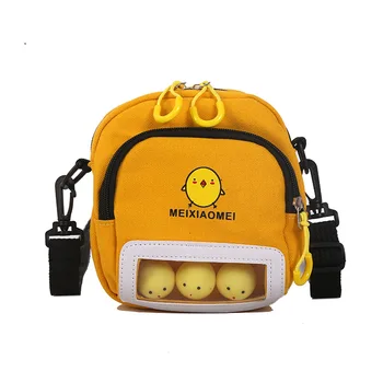

Canvas small bag women 2020 new cartoon messenger bag student small square bag purses luxury handbags bags designer sanrio alexa
