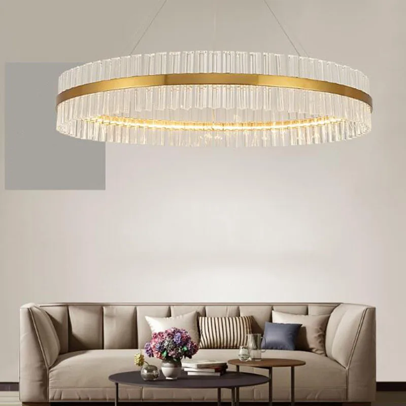 

Modern Crystal Chandelier Bedroom lights Gold For Living Room LED Crystal Chandeliers Decoration for Home Hanging Fixtures