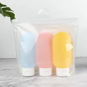 

Hose Extrusion Lotion Bottle Shampoo Facial Cleanser Shower Gel Packing Washing Bag Travel Portable Bottle