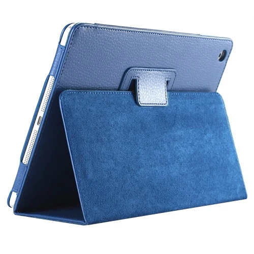NavyBlue 9,7 ''Folio Stand Coque для Ipad Air 1 Air 2 чехол Магнитный смарт-флип из искусственной кожи A1566 A1474 A1475 Funda для Ipad Air 1 2 Чехол - Цвет: NavyBlue