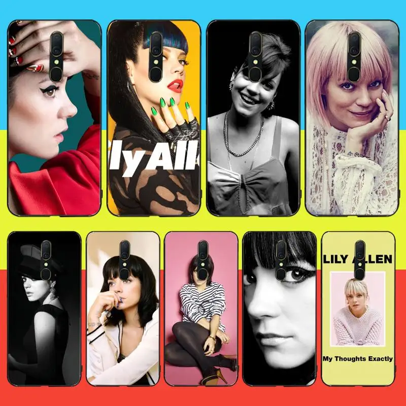 NBDRUICAI Lily Allen DIY Красочные фотообои для Oppo A5 A9 2020 A11x A71 A73S A1K A83 чехол | Мобильные