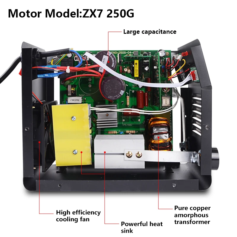 ARC300/255 Welding Machine MMA Electric Spot Welding Portable Home Beginner Lightweight Efficient Semi-automatic Inverter Welder