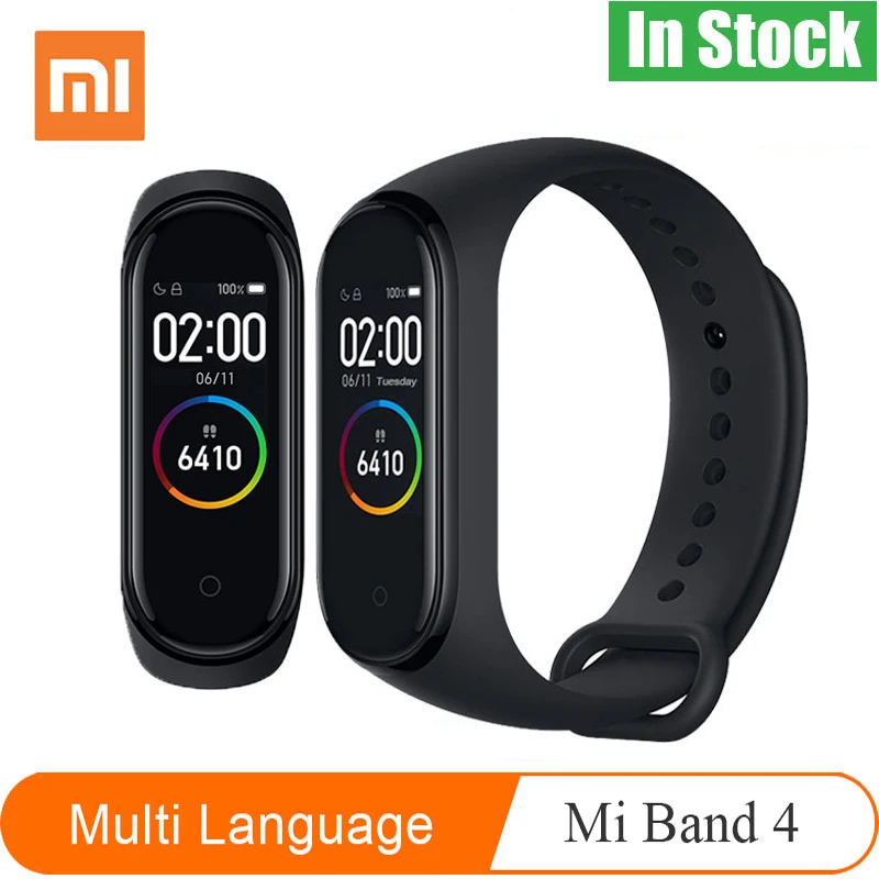 

Original Xiaomi Mi Band 4 Miband 3 Color Screen Smart Band Fitness Tracker Heart Rate Bluetooth Waterproof Sport Smart Bracelet