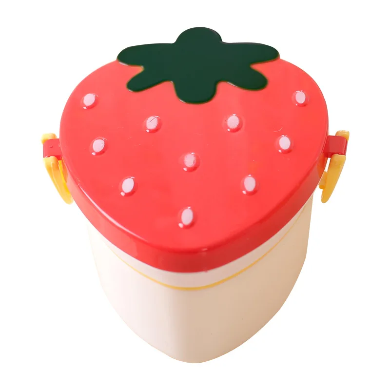 

Cute Lunch Box Kids Lunch Containers Food Box Portable Kids Bento Box Double Layer Design Fruit Storage Box Leakproof Lunch Box