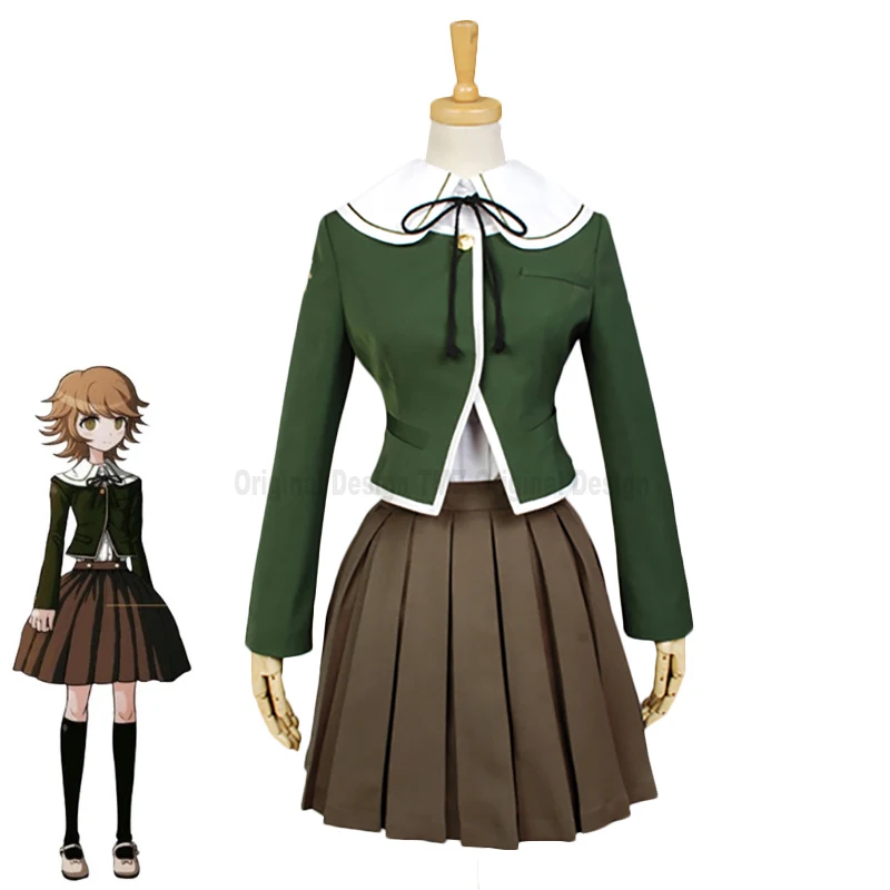 Danganronpa Dangan Ronpa Fujisaki Chihiro униформа для девочек JK карнавальный костюм на Хэллоуин и