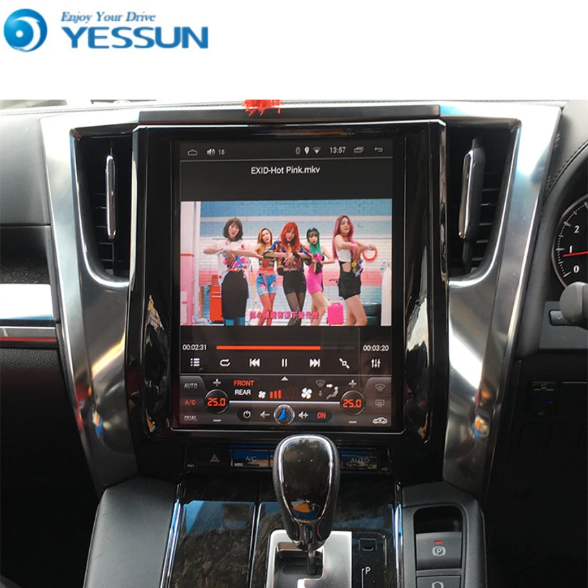Автомагнитола Yessun с Android GPS-навигацией для TOYOTA Alphard Vellfire AH30 2015 ~ 2018 мультимедийный