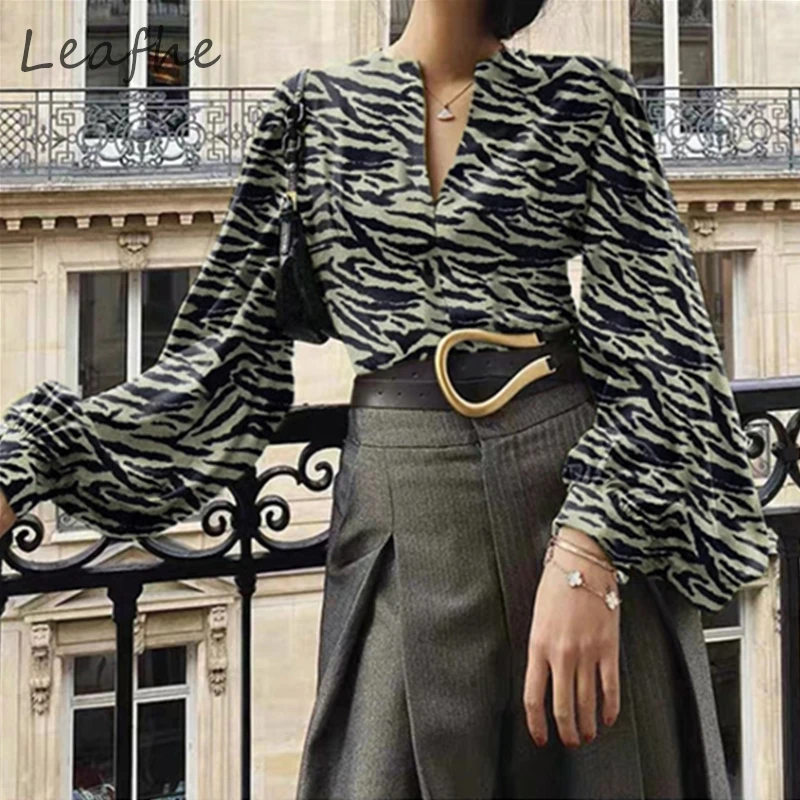 

Fashion Autumn Women Elegant Office Lady V Neck Letters Print Chiffon Shirts Casual Long Sleeves Slim Blouse Sexy Pullover Shirt