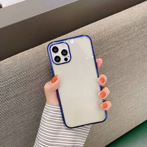 Bumper Transparent Phone Case TPU Cover For IPhone 13 12 11 Pro Max 13 12 Mini XR X XS Max 6 6s 7 8 Plus SE 2020