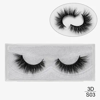 

SEXYSHEEP Single Pair Mink False Eyelashes Natural 3D Long Wispy Lashes Fluffy Dramatic Eyelash Extension Pull-out Makeup Kit