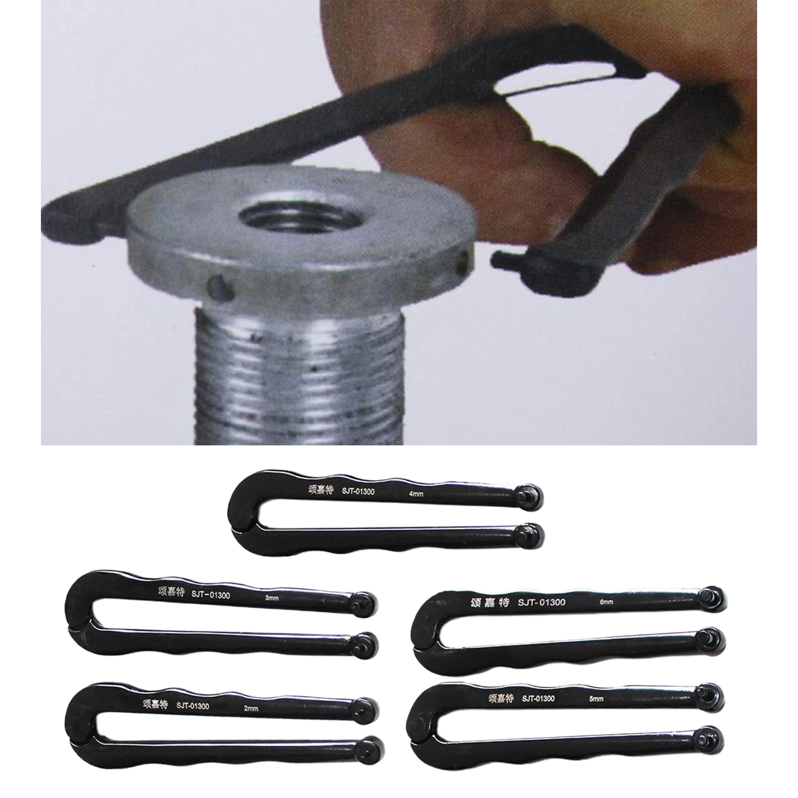 Adjustable Pin Wrench Angle Grinder Spanner Key 130mm Spacing