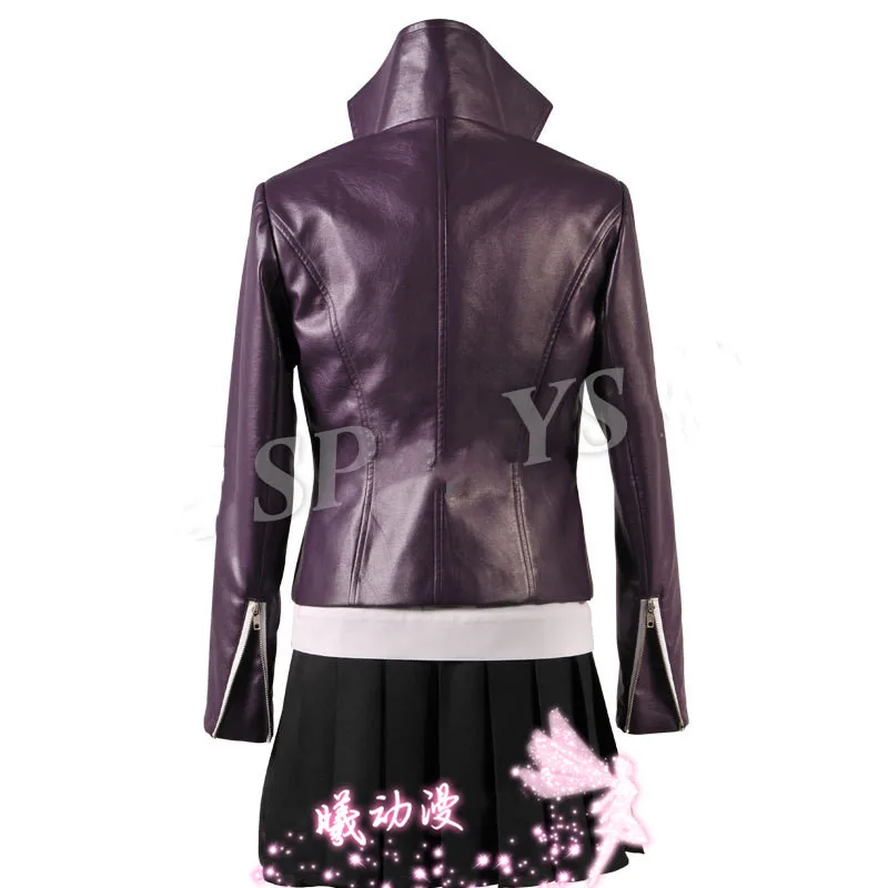 Аниме Danganronpa Kirigiri Kyouko Униформа Oputfit Косплей Костюм Хэллоуин вечерние костюмы