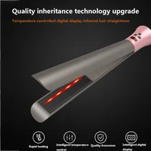 Инфракрасный выпрямитель для волос, быстрый нагрев, тепловая производительность, профессиональная турмалиновая керамическая нагревательная пластина, выпрямитель для волос