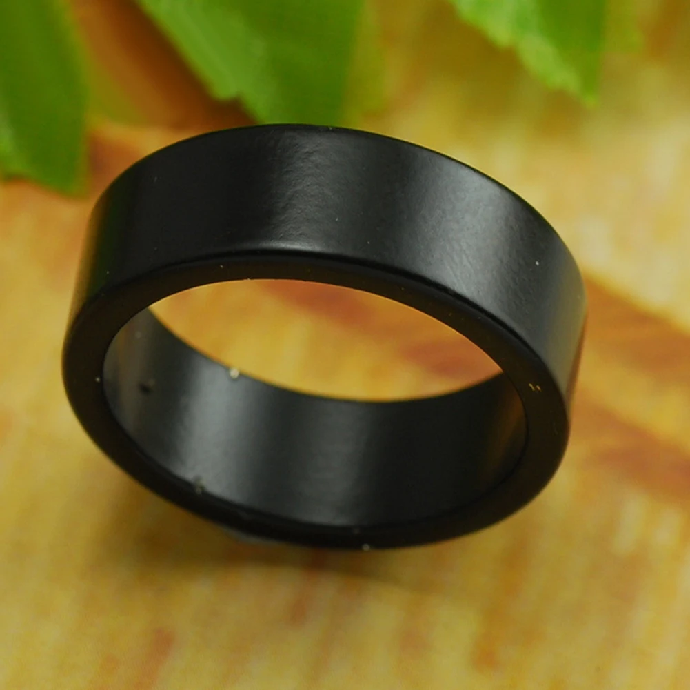 Black Strong Magnetic Magic Ring Magnet Coin Magic Tricks Finger Decoration Magician Ring 18/19/20/21MM Size Magic Props Tools