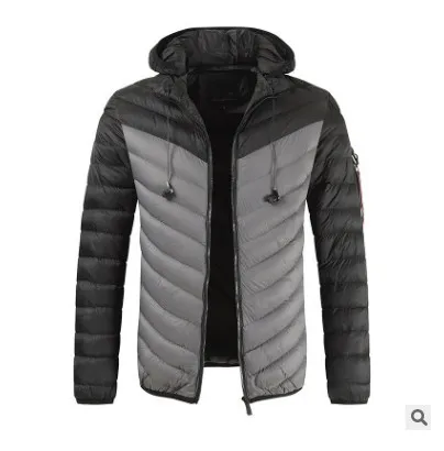 CYSINCOS Новая модная зимняя куртка, утолщенная Теплая мужская парка, пальто с капюшоном, флисовые мужские куртки, верхняя одежда, Jaqueta Masculina - Цвет: B