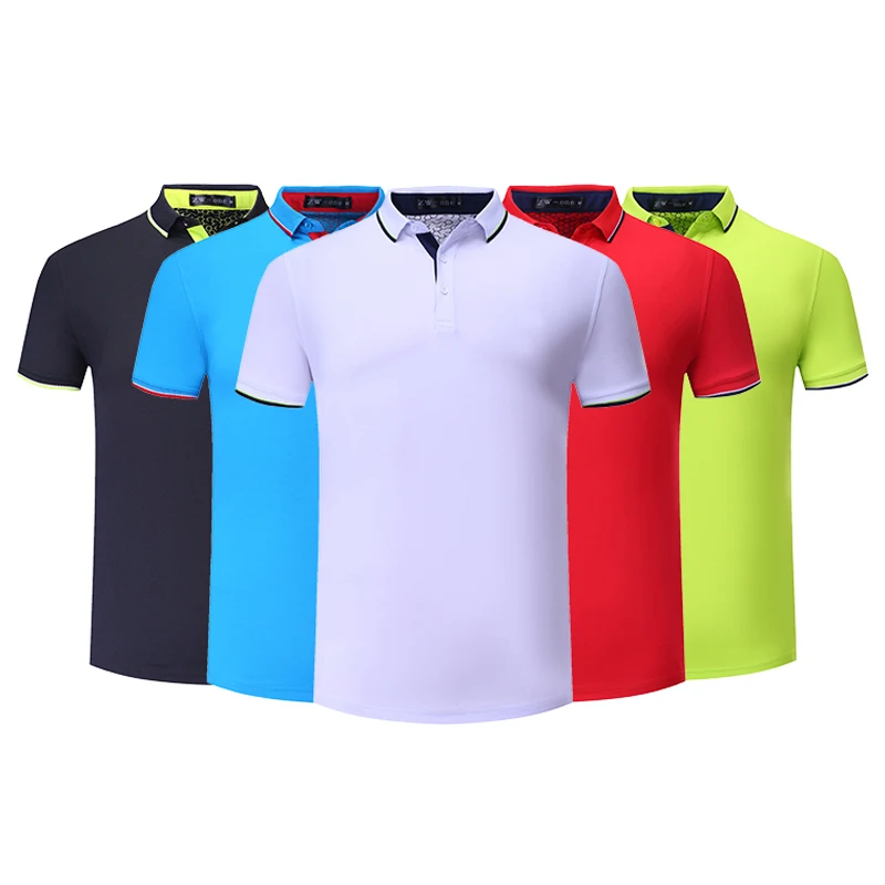 Мужская рубашка поло быстросохнущая дышащая рубашка для гольфа для мужчин короткий рукав теннисный Мужской Спорт на открытом воздухе бег тренировочная футболка Топы